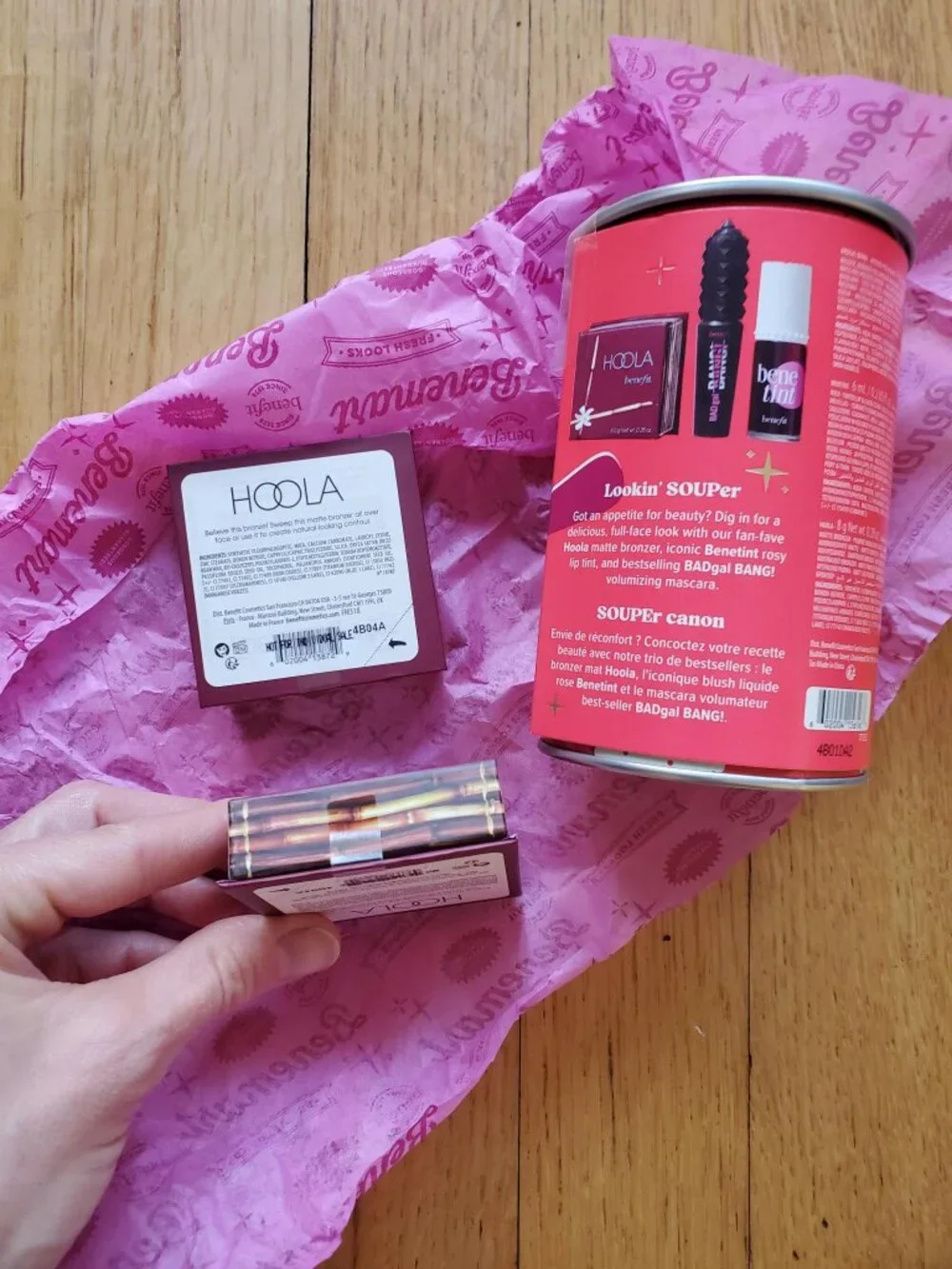 (new, sealed) 2x Benefit Hoopla Bronzer + mini mascara